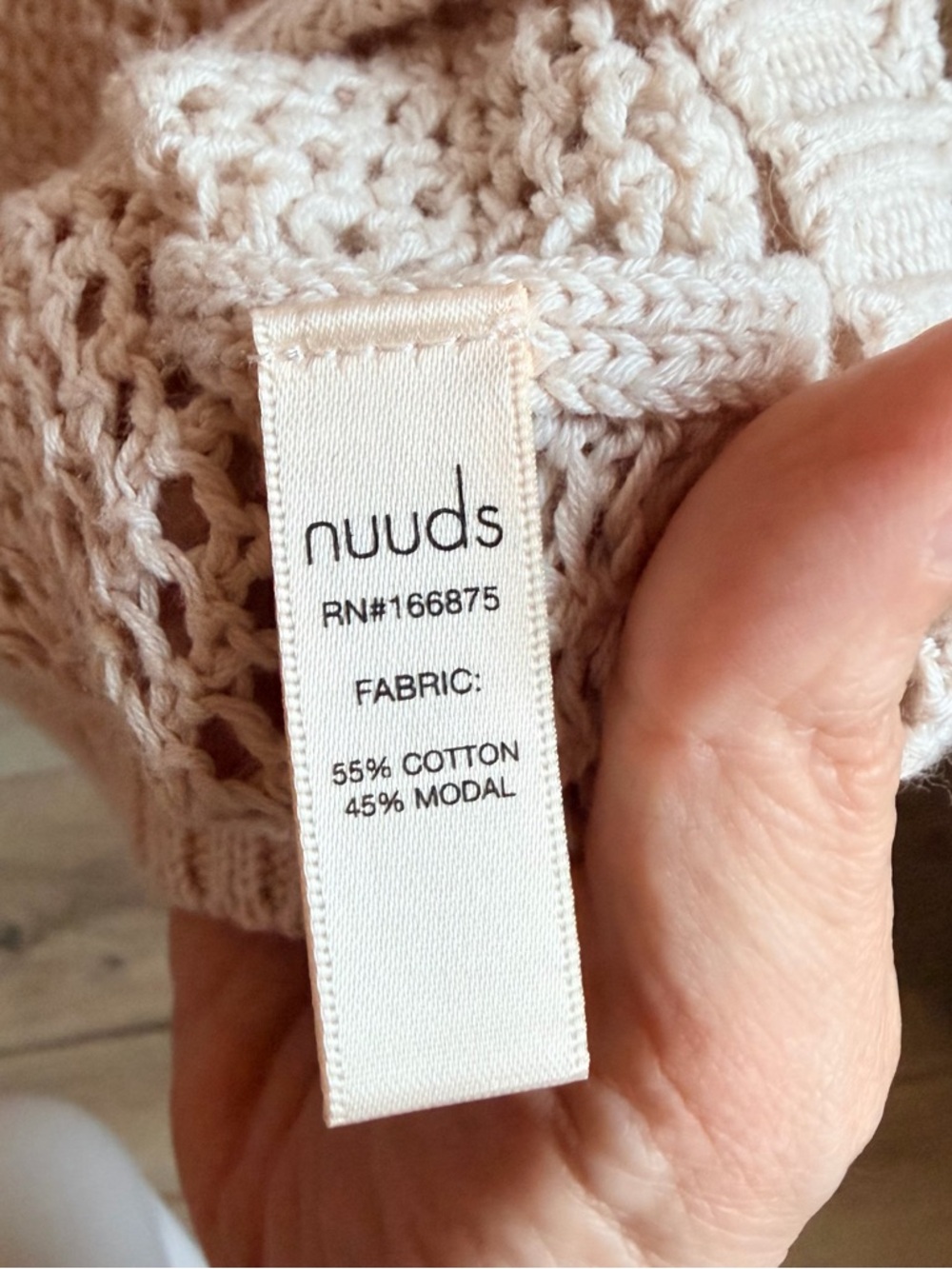 Lightweight Open-Knit Sweater - Bone - Picture 3 of 5